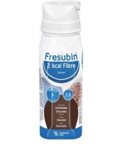 Fresubin 2 kcal Fibre Drink Schokolade, Trinkflasche 6x4x200ml