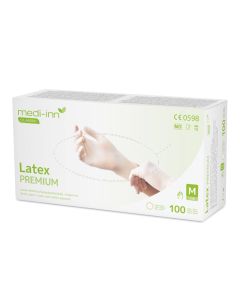 Medi-Inn Latex Premium Einmalhandschuhe puderfrei