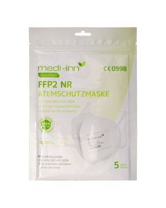 Medi-Inn Atemschutzmasken FFP2, ohne Ventil, 4-lagig, weiß - 1