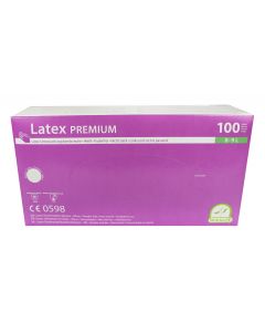 Medi-Inn Latex Premium Einmalhandschuhe puderfrei (Größe: L, 1 x 100 Stück)