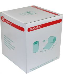 Noba Nobafix Hospital elastische Fixierbinden 50 Stück (8 cm x 4 m)