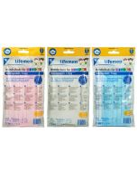 Lifemed Kinder-Mundschutz 3-lagig 9,5 x 14,5 cm farbig sortiert mit Elastikbändern 1 x 10 Stück