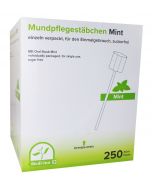 Medi-Inn Mundpflegestäbchen zuckerfrei zur Mundpflege Mint 1 x 250 Stück